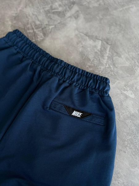 Мужской летний костюм Nike Футболка Шорты синий комплект Найк моло-34-305 фото