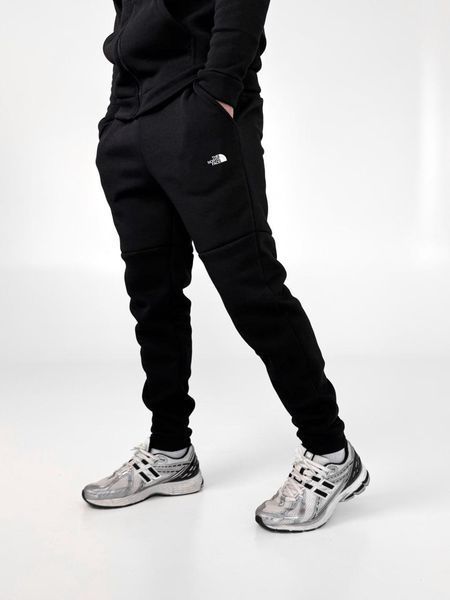 Мужской зимний спортивный костюм The North Face черный Комплект TNF на молнии Rap-RD268/RD021 фото