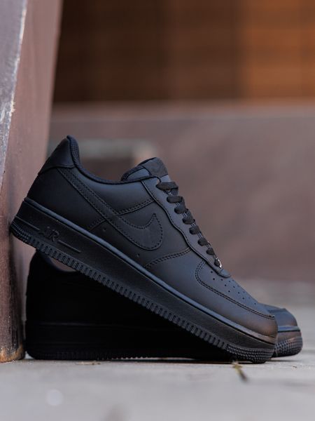 Чоловічі кросівки Nike Air Force 1 Low '07 чорні Pow-NK329 (коп2) фото