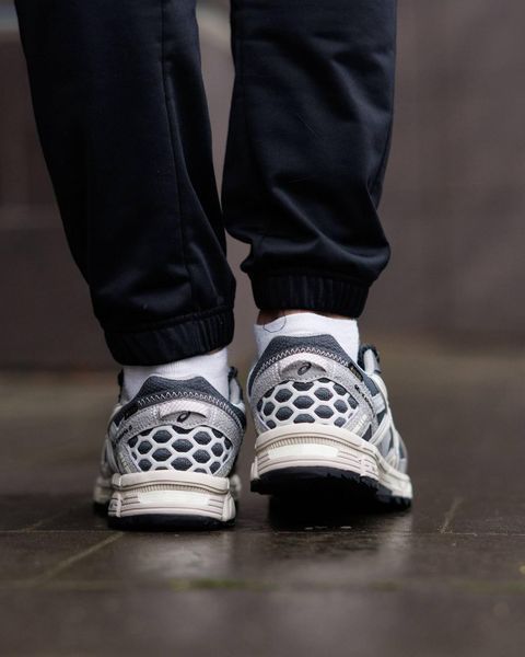 Мужские зимние кроссовки Asics Gel Kahana 8 Gore-Tex White Blue белые с синим Ассикс термо Pow-AS043 фото