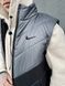 Чоловіча жилетка Nike без капюшона чорна з сірим Безрукавка Найк весняна осіння Intr-1620129172 фото 7
