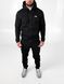 Мужской зимний спортивный костюм The North Face черный Комплект TNF на молнии Rap-RD268/RD021 фото 1