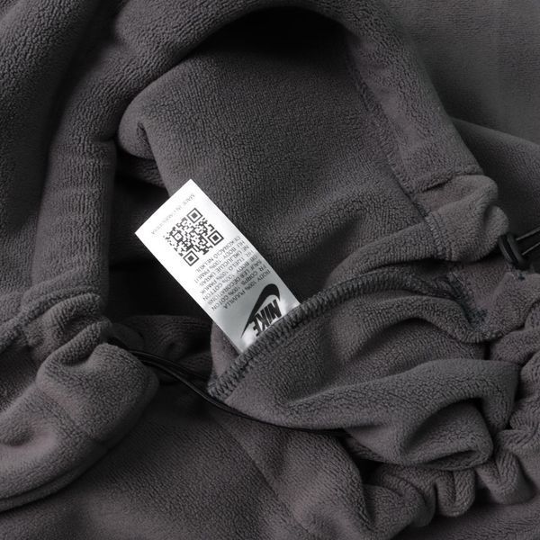 Мужской зимний костюм Nike плюшевый серый Комплект Найк Костюм Пуховик Шапка Ads-583 фото