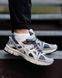 Мужские зимние кроссовки Asics Gel Kahana 8 Gore-Tex White Blue белые с синим Ассикс термо Pow-AS043 фото 2