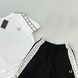 Чоловічий літній костюм Fred Perry Футболка Шорти білий з чорним Комплект Фред Перрі з лампасами Will-FP0018 фото 2