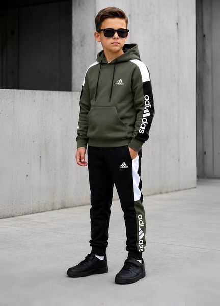 Детский зимний спортивный костюм Adidas синий Seas-64 фото