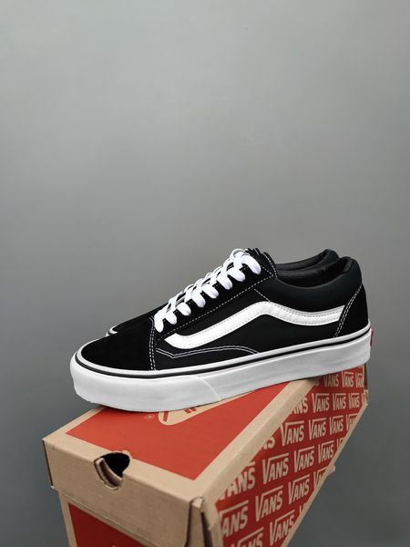 Женские кеды Vans Old Skool Classic черно-белые кроссовки Ванс Олд Скул Arm-VN001 (коп1) фото