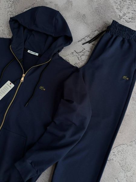 Чоловічий спортивний костюм Lacoste синій Хар-1020 фото