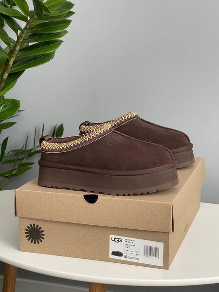 Жіночі зимові черевики UGG Tazz II коричневі Las-1422 фото