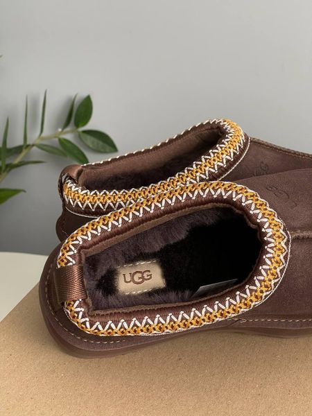 Жіночі зимові черевики UGG Tazz II коричневі Las-1422 фото