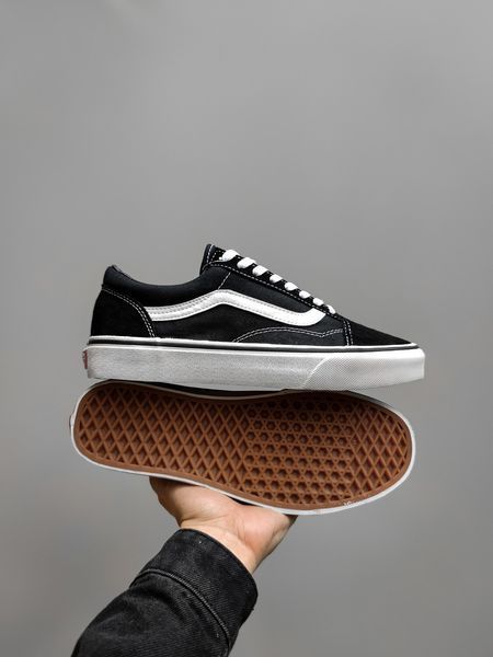 Женские кеды Vans Old Skool Classic черно-белые кроссовки Ванс Олд Скул Arm-VN001 (коп1) фото