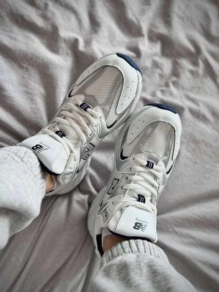 Жіночі кросівки New Balance 530 у сітку білі із сірим Нью Беланс Arm-N_B4999 фото