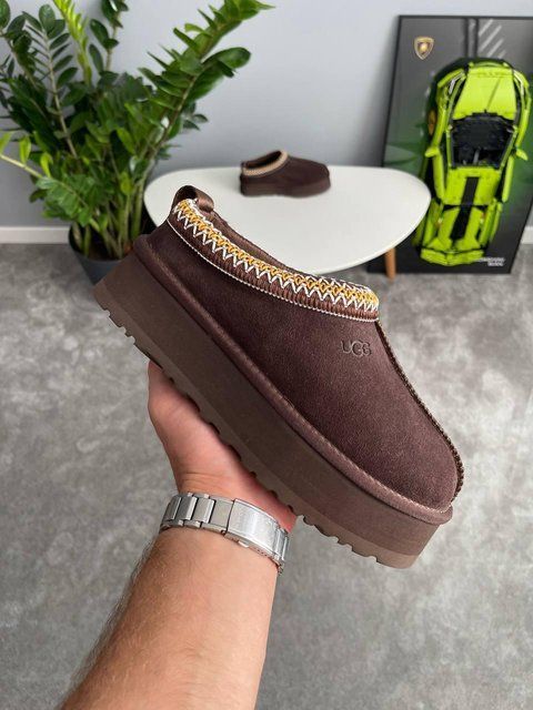 Жіночі зимові черевики UGG Tazz II коричневі Las-1422 фото