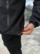 Мужская ветровка Stone Island с патчем черная Куртка Стон Айленд из плащевки Rap-RD370 фото 2