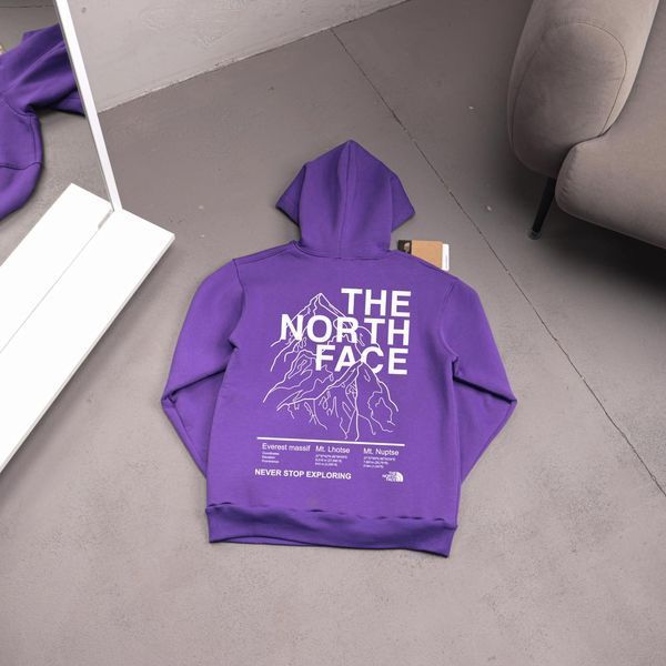 Чоловіче зимове худі The North Face з капюшоном бежеве Толстовка ТНФ Ads-474 фото