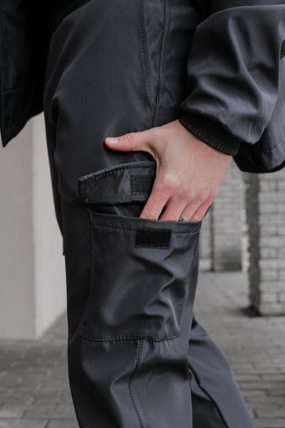 Мужские штаны SoftShell серые Брюки карго Софт Шелл Intr-1617528592 фото