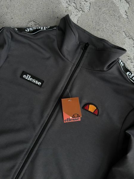 Чоловічий спортивний костюм Ellesse сірий Комплект Еліс Костюм Вітрівка весняний осінній Хар-796 фото
