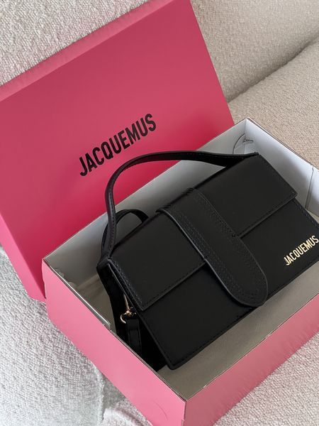 Жіноча сумка Jacquemus Le Grand Bambino чорна Any-20361-1 фото