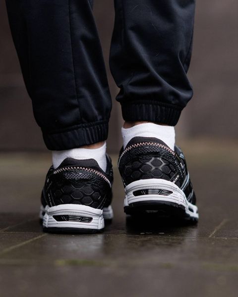Мужские зимние кроссовки Asics Gel Kahana 8 Gore-Tex Black White черные с белым Ассикс термо Pow-AS044 фото