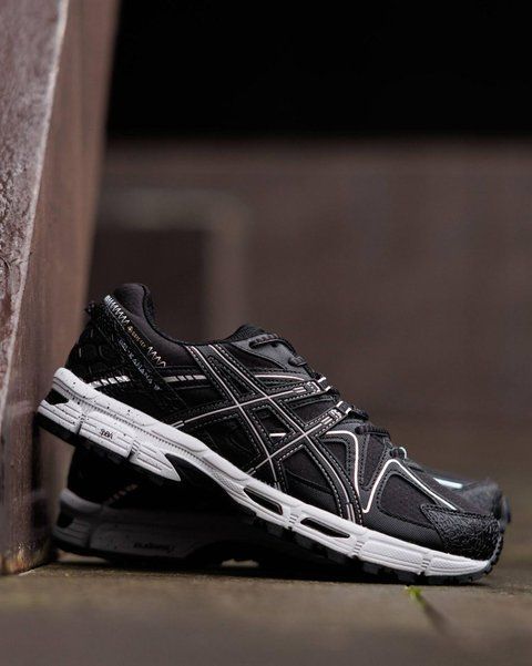 Мужские зимние кроссовки Asics Gel Kahana 8 Gore-Tex Black White черные с белым Ассикс термо Pow-AS044 фото