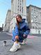 Теплый женский костюм на флисе синий Rap-RD405 фото 7