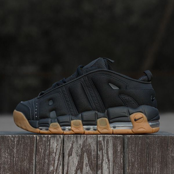 Чоловічі кросівки Nike Air More Uptempo Low чорні In-2359 фото