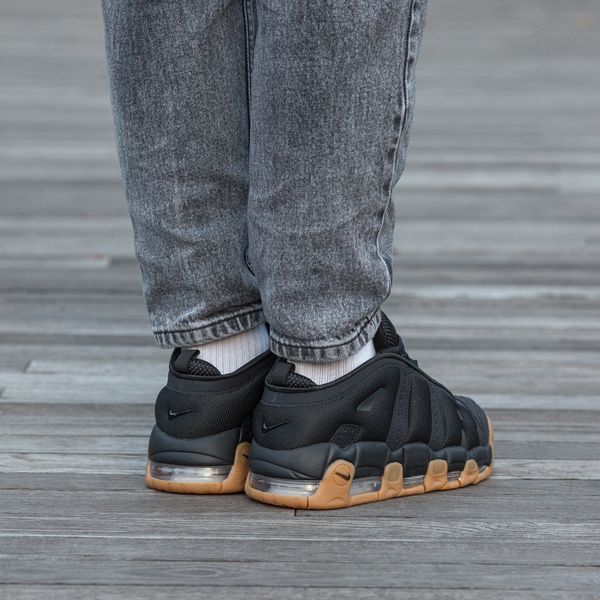 Чоловічі кросівки Nike Air More Uptempo Low чорні In-2359 фото