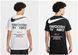 Мужская футболка Nike Big Swoosh белая хлопковая Тенниска Найк Биг Свуш Ads-662 фото 4