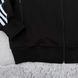 Мужской спортивный костюм Adidas черный Комплект Адидас Кофта на змейке Штаны Мой-51 5 фото 3