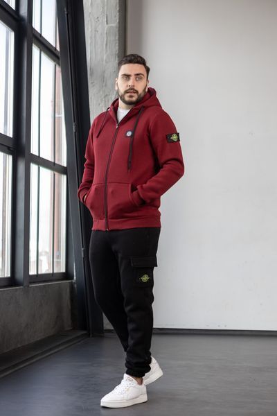 Мужской зимний спортивный костюм Stone Island бирюзовый Комплект Стон Айленд Хар-337 фото
