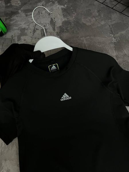 Футболка чоловіча Adidas чорна Теніска Адідас Моло-GH605 фото
