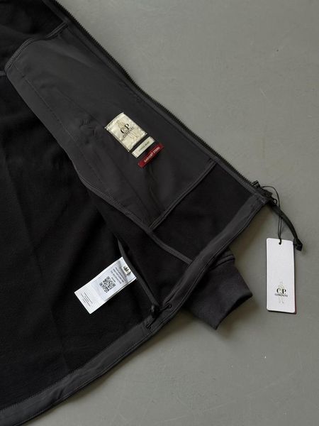 Чоловіча куртка C.P. Company Soft Shell з капюшоном сіра Вітровка Сі Пі Компані весняна осіння Slav-art1302 фото