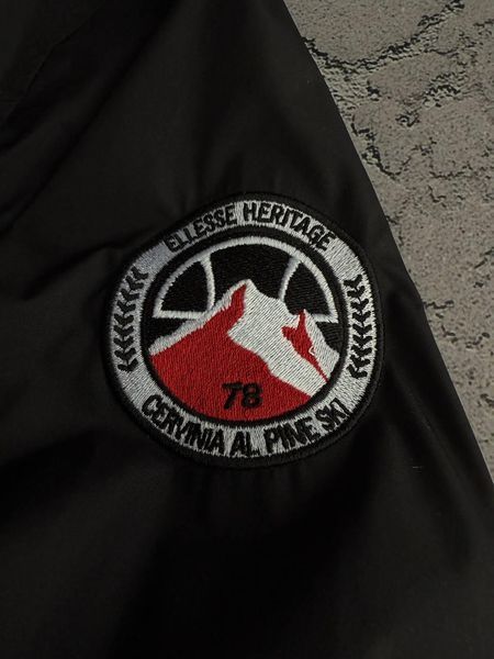 Чоловічий Анорак Ellesse чорний Вітровка Еліс з капюшоном Хар-599 фото