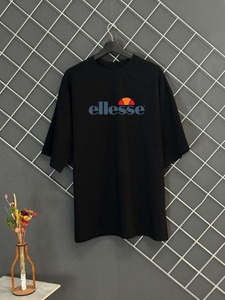 Мужская футболка оверсайз Ellesse черная Тенниска Элис Rap-RD380 фото