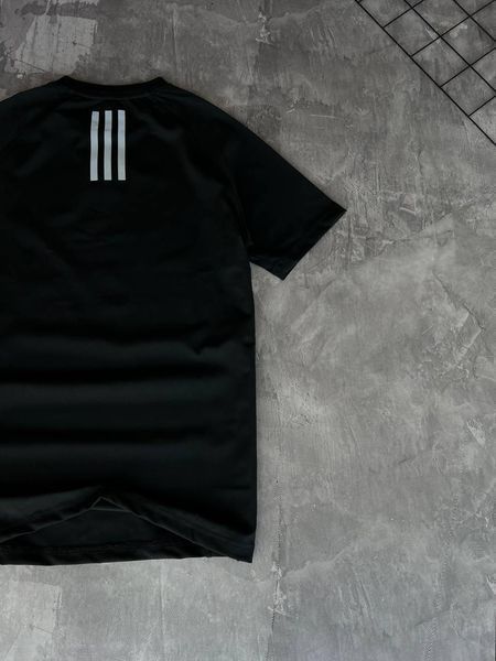 Футболка чоловіча Adidas чорна Теніска Адідас Моло-GH605 фото