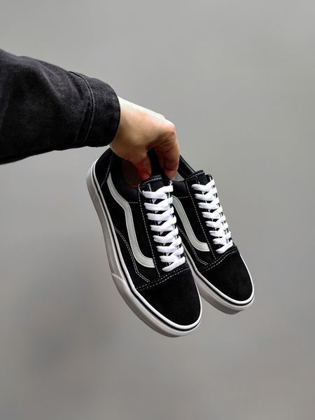 Мужские кеды Vans Old Skool Classic черно-белые Кроссовки Ванс Олд Скул Arm-VN001 фото