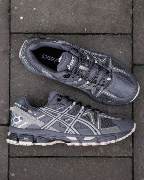 Чоловічі зимові кросівки Asics Gel Kahana 8 Gore-Tex Dark Grey темно-сірі Асікс термо Pow-AS046 фото