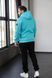 Мужской зимний спортивный костюм Stone Island бирюзовый Комплект Стон Айленд Хар-337 фото 2