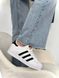 Женские кроссовки Adidas Superstar классические белые Адидас Суперстар Скри-SLP011104-ТБ фото 3