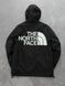 Чоловіча вітрівка The North Face з капюшоном чорна Куртка ТНФ весняна Хар-555 фото 3