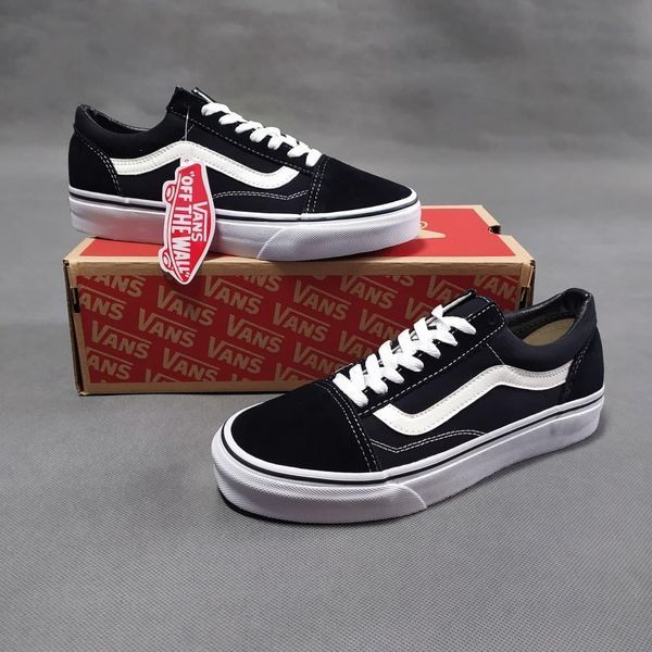 Мужские кеды Vans Old Skool Classic черно-белые Кроссовки Ванс Олд Скул Arm-VN001 фото
