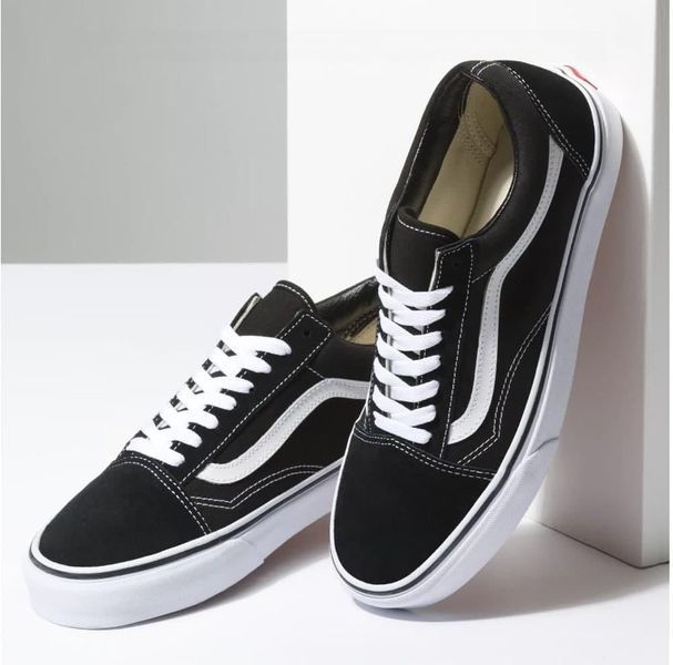 Мужские кеды Vans Old Skool Classic черно-белые Кроссовки Ванс Олд Скул Arm-VN001 фото