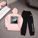 Чоловічий зимовий спортивний костюм The North Face фіолетовий ТНФ Худі Штани плащівка Ads-564 фото 3