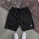 Мужские шорты Stone Island черные из нейлона Стон Айленд с патчем Ads-382 фото 1
