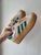 Женские кроссовки Adidas Gazelle на платформе замшевые бежевые Адидас Газели Arm-03456 фото