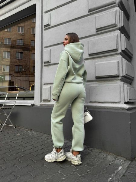 Теплый женский костюм на флисе мятный Rap-RD404 фото