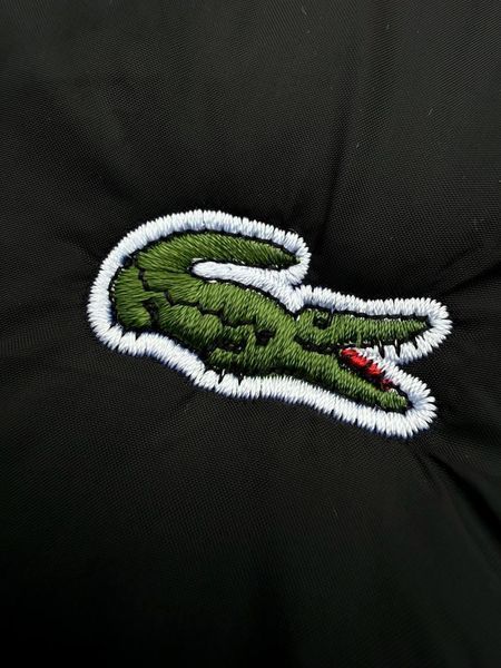 Мужская жилетка Lacoste без капюшона черная Бесрукавка Лакоста весенняя осень Хар-669 фото