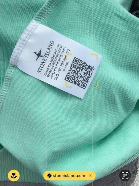 Чоловічий спортивний костюм Stone Island м'ятний Комплект Стон Айленд Світшот Штани Хар-585 фото