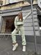 Теплый женский костюм на флисе мятный Rap-RD404 фото 2
