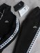 Мужской зимний спортивный костюм Nike с лампасами черный Комплект Найк без капюшона Хар-699 фото 3